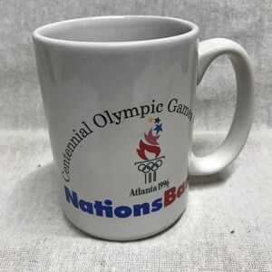 Centennial Olympic Games Partner Coffee Mug, Atlanta 1996 Nations Bank Mug